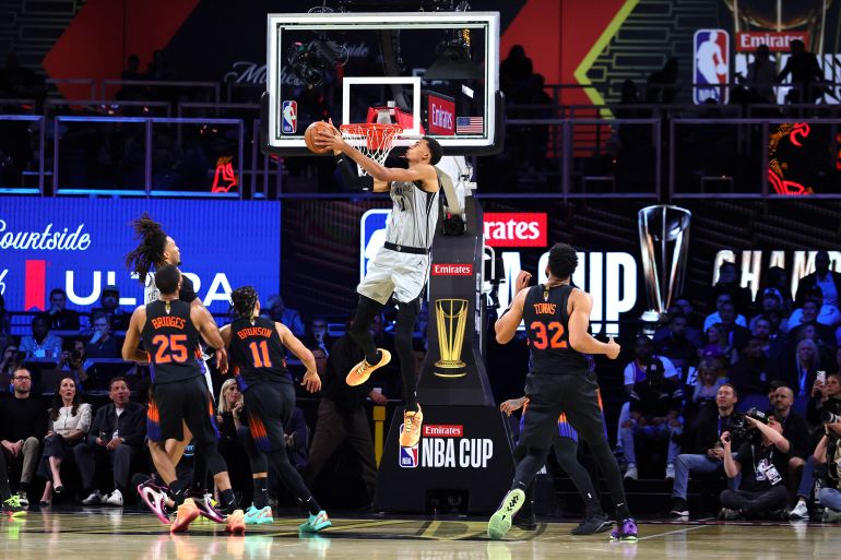 San Antonio's Victor Wembanyama in action.