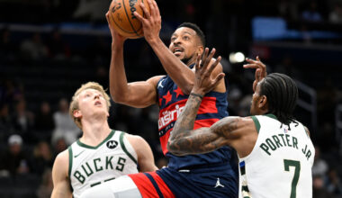 McCollum and Middleton lead the Wizards to a 129-126 win over Milwaukee despite Porter’s 30 points