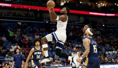 Anthony Edwards' late layup forces OT, as Timberwolves edge Pelicans 149-142