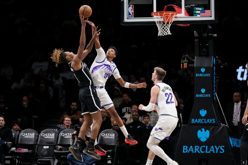 Noah Clowney shines again, but Nets collapse late against Jazz