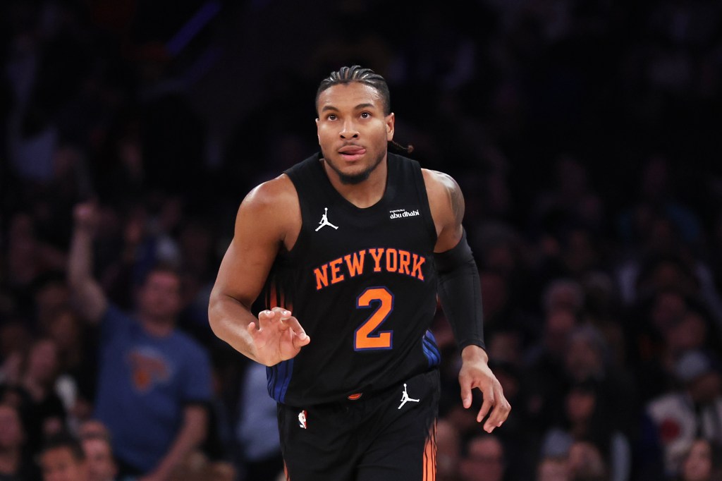 Knicks' Miles McBride out a least a week with ankle sprain