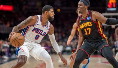 Paul George scores 35, but 76ers fall to Hawks