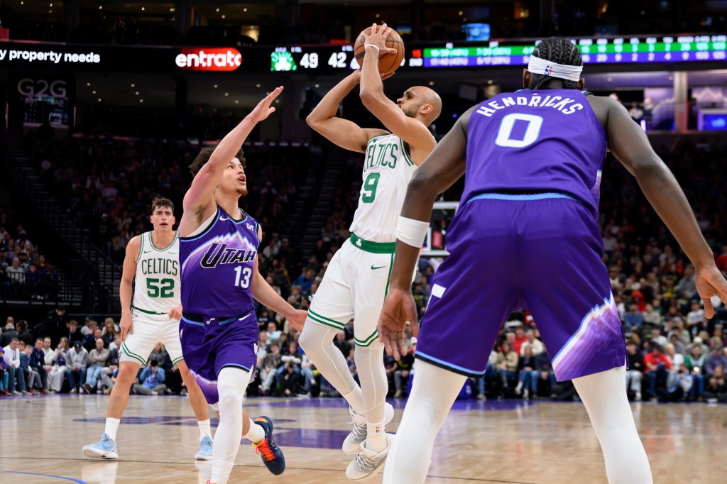 Derrick White's record-setting block party powers Celtics past Jazz