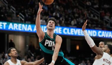 Avdija scores 27 to help Trail Blazers beat Cavaliers 122-110