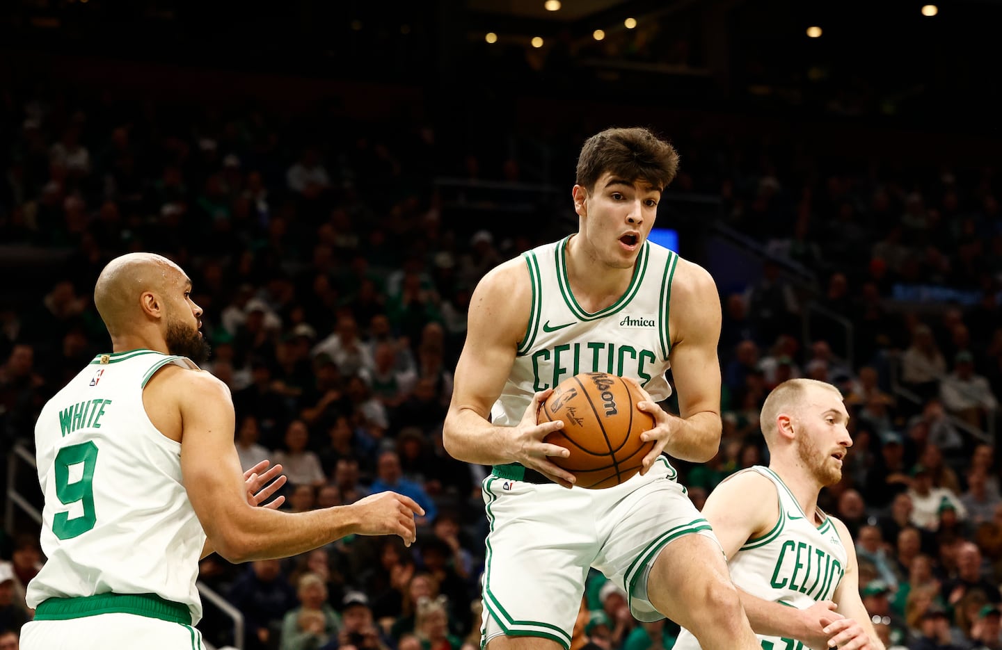 Hustle from bench players like Hugo Gonzalez helped the Celtics come back in their win over the Pacers Monday.