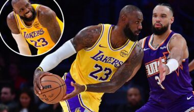 LeBron James taunted by Dillon Brooks throughout Lakers vs. Suns game