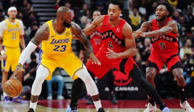 Raptors fall victim to LeBron James once more in latest loss to Lakers
