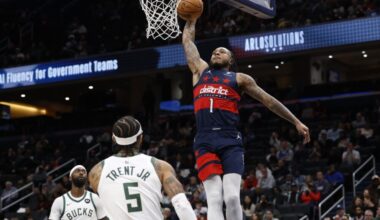 Wizards' Cam Whitmore Has Blood Clot, Out Indefinitely