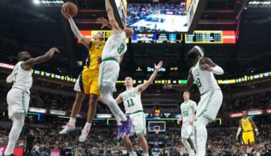 Celtics make 20 3-pointers to beat the Pacers 140-122