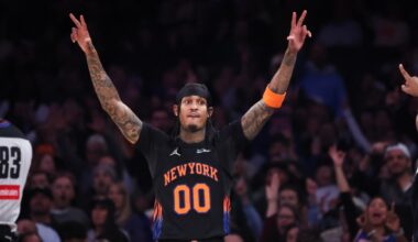 NBA Roundup: Knicks jump out to a 23-0 lead and rout Jazz