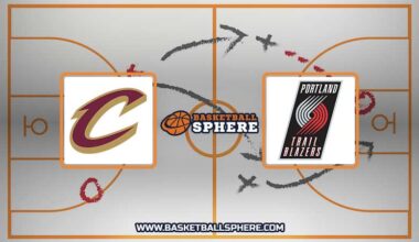 Cleveland Cavaliers vs Portland Trail Blazers