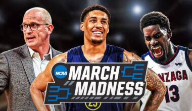 St. John's Red Storm head coach Rick Pitino yells out instructions in the first half against the Bucknell Bison at Carnesecca Arena.