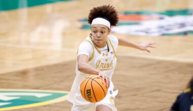 Notre Dame women’s basketball moves up to No. 18 in latest AP Top 25 poll