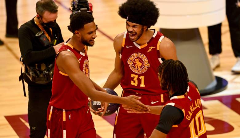 Darius Garland, Evan Mobley, Jarrett Allen