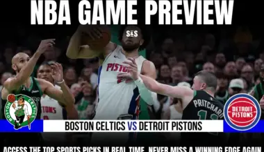 GAME PREVIEW Boston Celtics vs Detroit Pistons