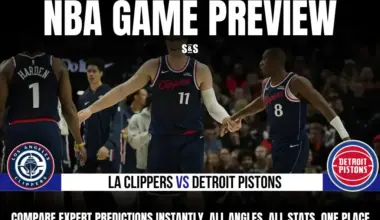 GAME PREVIEW La Clippers vs Detroit Pistons