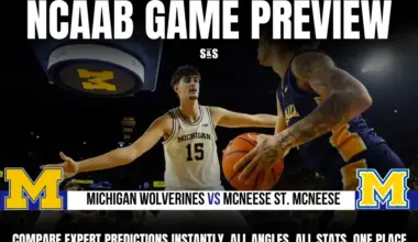 GAME PREVIEW Michigan Wolverines vs Mcneese St. Mcneese