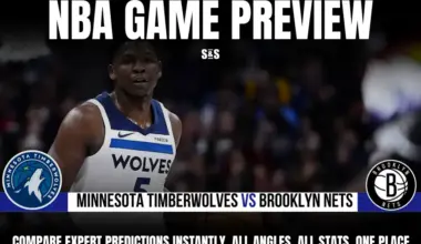 GAME PREVIEW Minnesota Timberwolves vs Brooklyn Nets