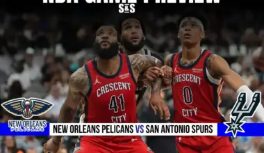 GAME PREVIEW New Orleans Pelicans vs San Antonio Spurs
