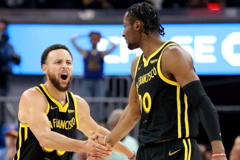 Steph Curry, Jonathan Kuminga, Warriors