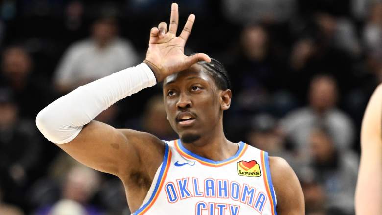 Jalen Williams #8 of the Oklahoma City Thunder