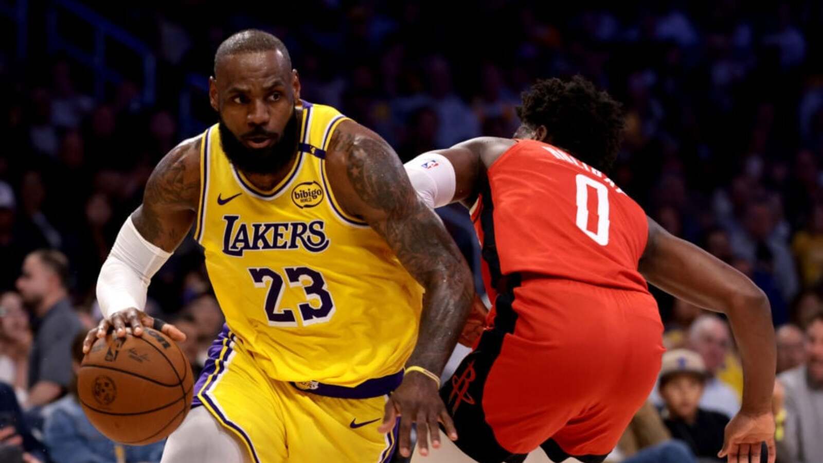 LeBron James says why it takes ‘the whole team’ to stop one Houston Rockets player