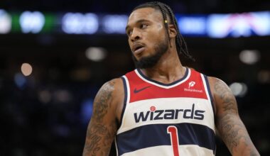 Wizards guard Cam Whitmore diagnosed with blood clot in shoulder, out indefinitely