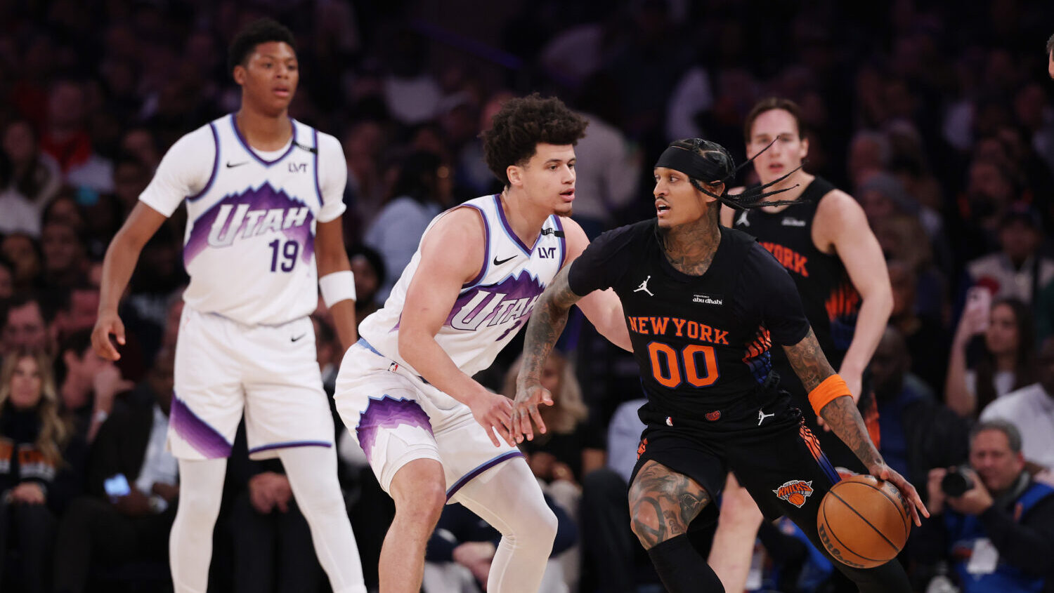 Utah Jazz vs Knicks Walt Clayton Ace Bailey Jordan Clarkson...