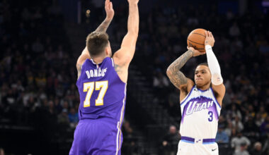 Jazz Fall Short, Drop Third Matchup With Lakers