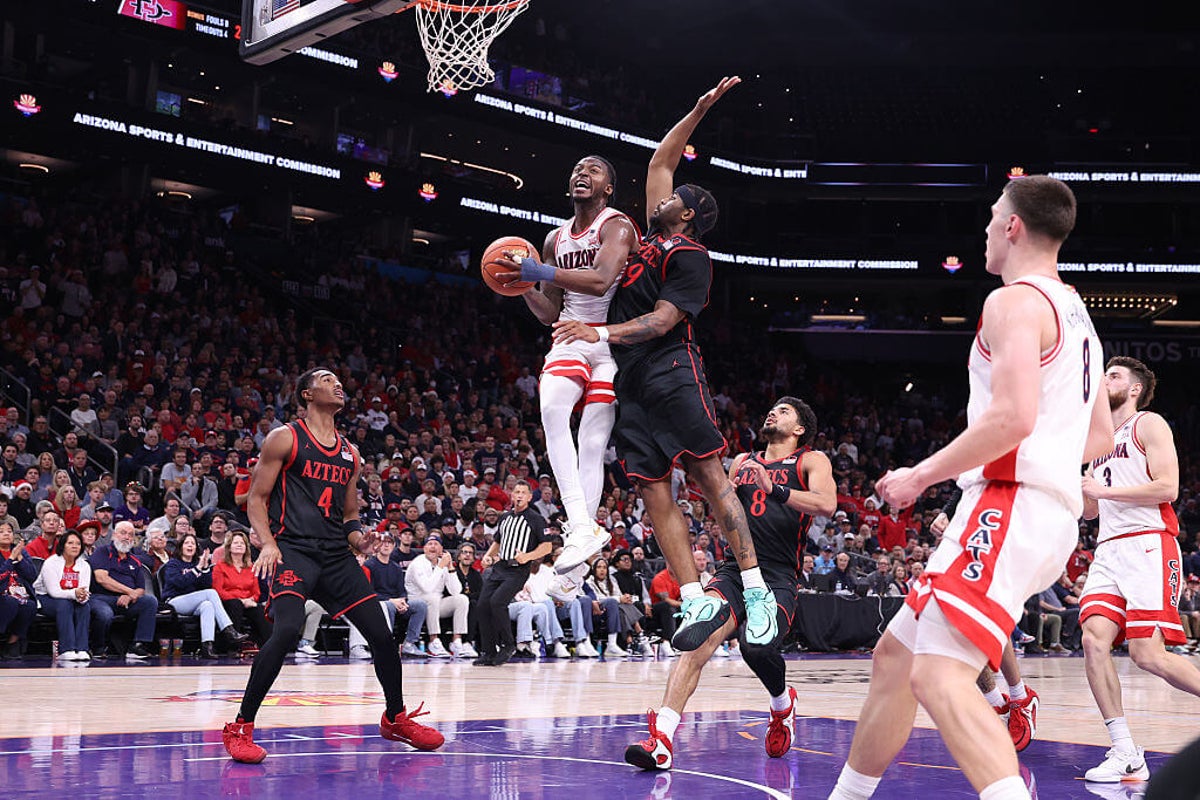 AP men’s college basketball Top 25: Arizona remains No. 1 as Duke drops out of top five