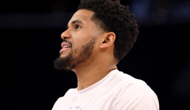 INGLEWOOD, CALIFORNIA - DECEMBER 28: Tobias Harris #12 of the Detroit Pistons looks on prior to the game against the Los Angeles Clippers at Intuit Dome on December 28, 2025 in Inglewood, California. NOTE TO USER: User expressly acknowledges and agrees that, by downloading and or using this photograph, user is consenting to the terms and conditions of the Getty Images License Agreement. (Photo by Katelyn Mulcahy/Getty Images)