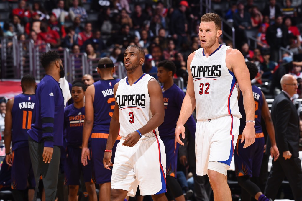 Chris Paul (3) and Blake Griffin (32) during the 2016-17 season. 