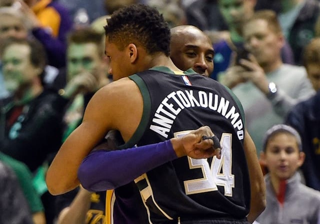 Giannis Antetokounmpo Marveled At 'Aura' Of Kobe Bryant During Workout