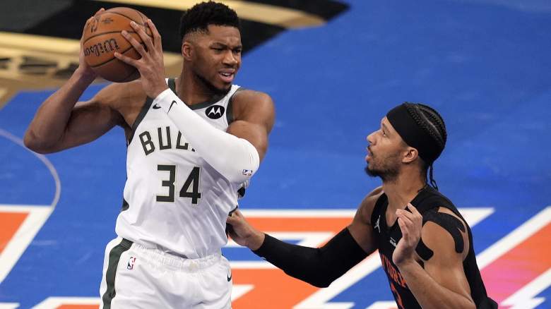 Giannis Antetokounmpo and Josh Hart