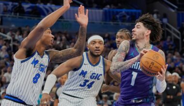 Two-way forward Jamal Cain pinch hits for Orlando Magic