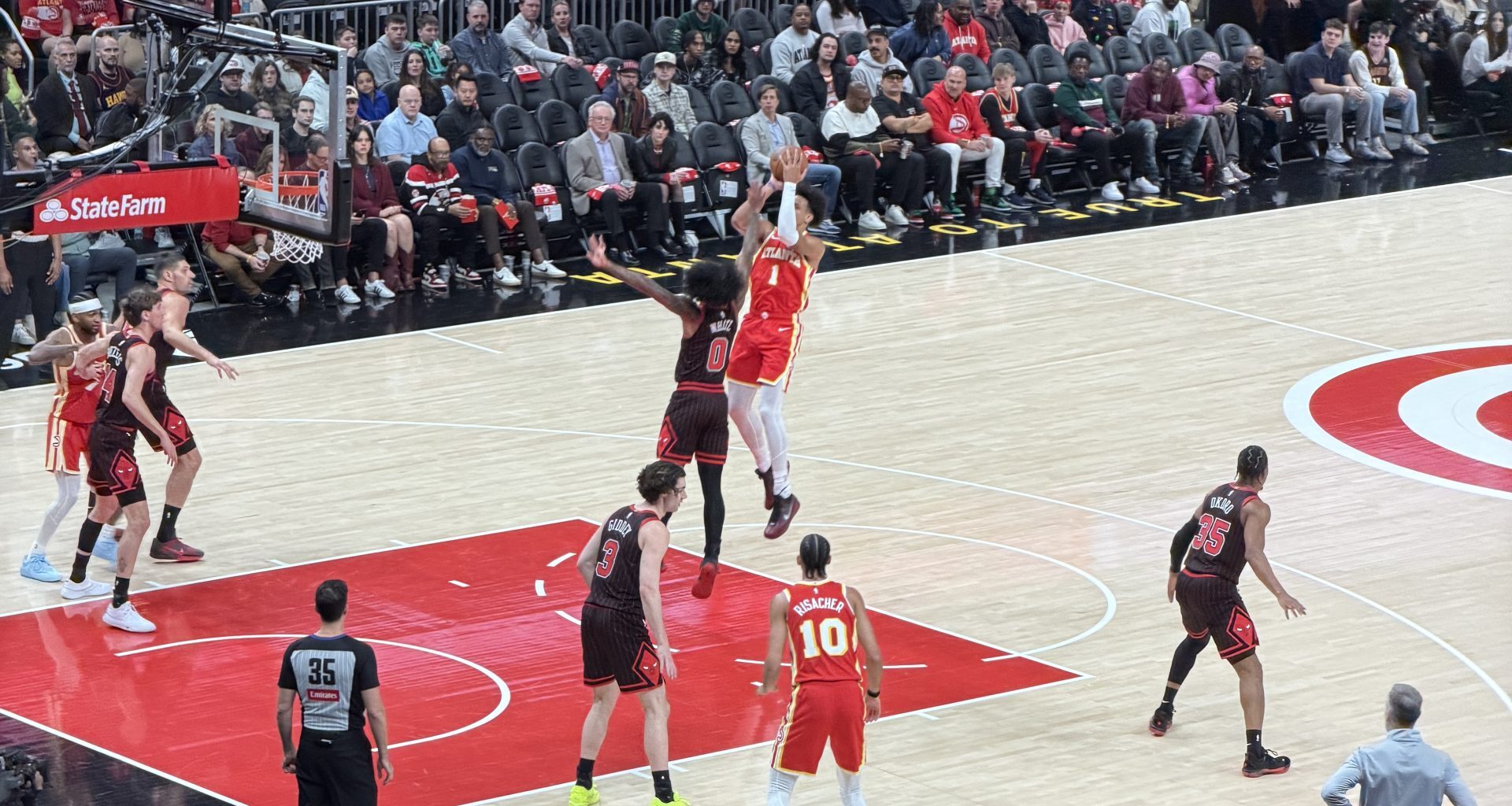 Atlanta Hawks fall to Chicago Bulls in last seconds