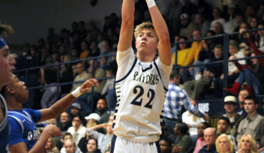 Photo gallery: QHS, QND boys basketball team engage in holiday treat for hoops fans