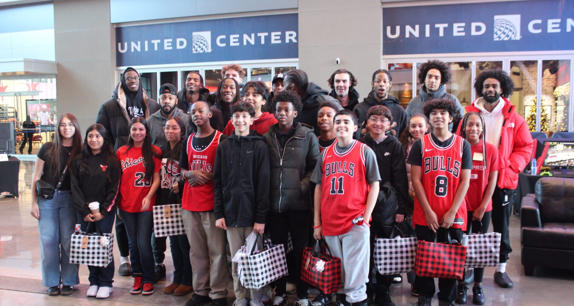 Southwest Side Students Join Bulls Players For A Day Of Holiday Fun