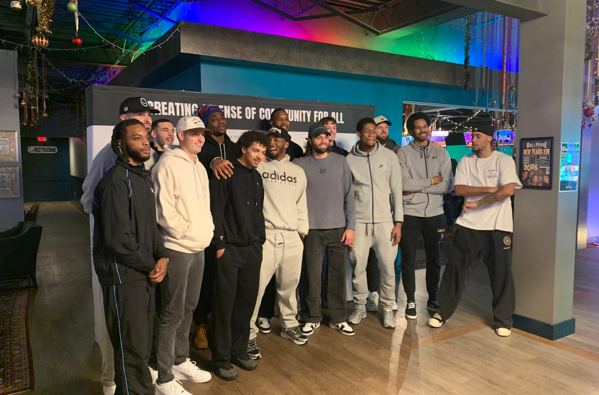 Cavs at the Max Strus Family Foundation Bowling the Land event.