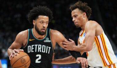 Cunningham stars late as the Pistons hang on to beat the Hawks 99-98