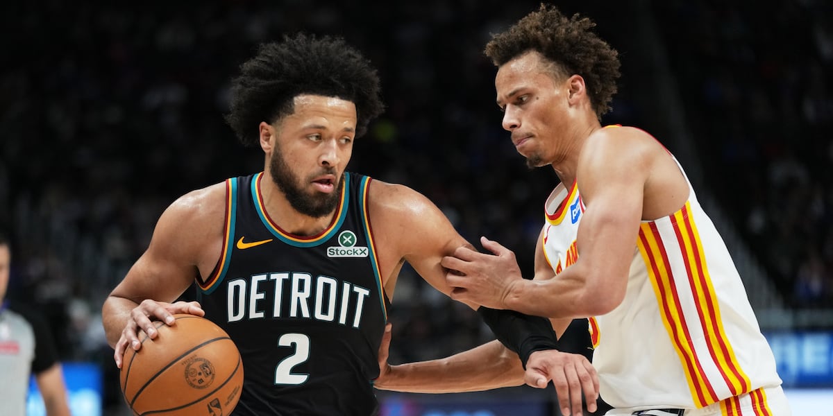 Cunningham stars late as the Pistons hang on to beat the Hawks 99-98