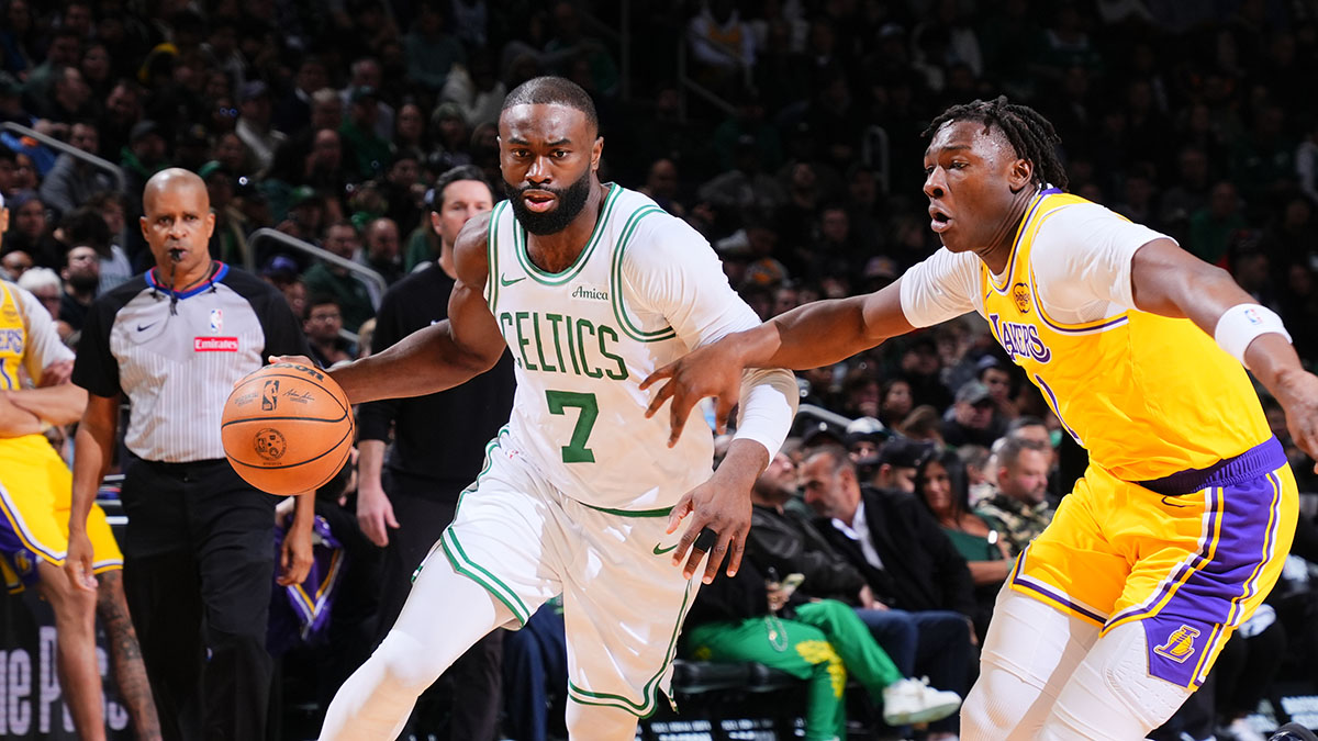 Celtics beat Lakers, finish tough 15-game stretch much improved – NBC Sports Boston