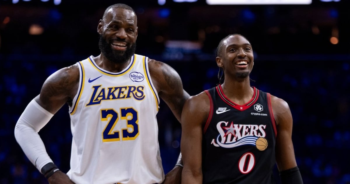 LeBron James hits go-ahead three, Luka Doncic has triple-double in Los Angeles Lakers’ win over Philadelphia 76ers
