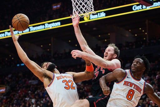 Brunson scores 35 points as Knicks rout Raptors 117-101 to reach NBA Cup semifinals for first time