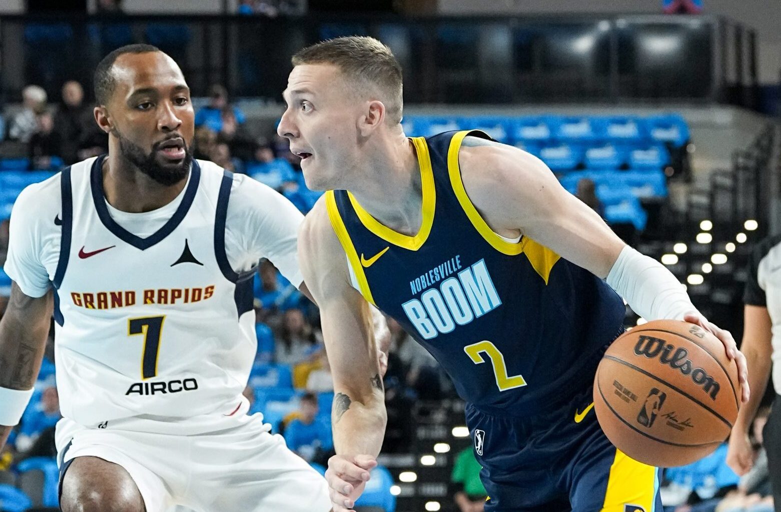 Noblesville Boom Win First Game in The Arena at Innovation Mile