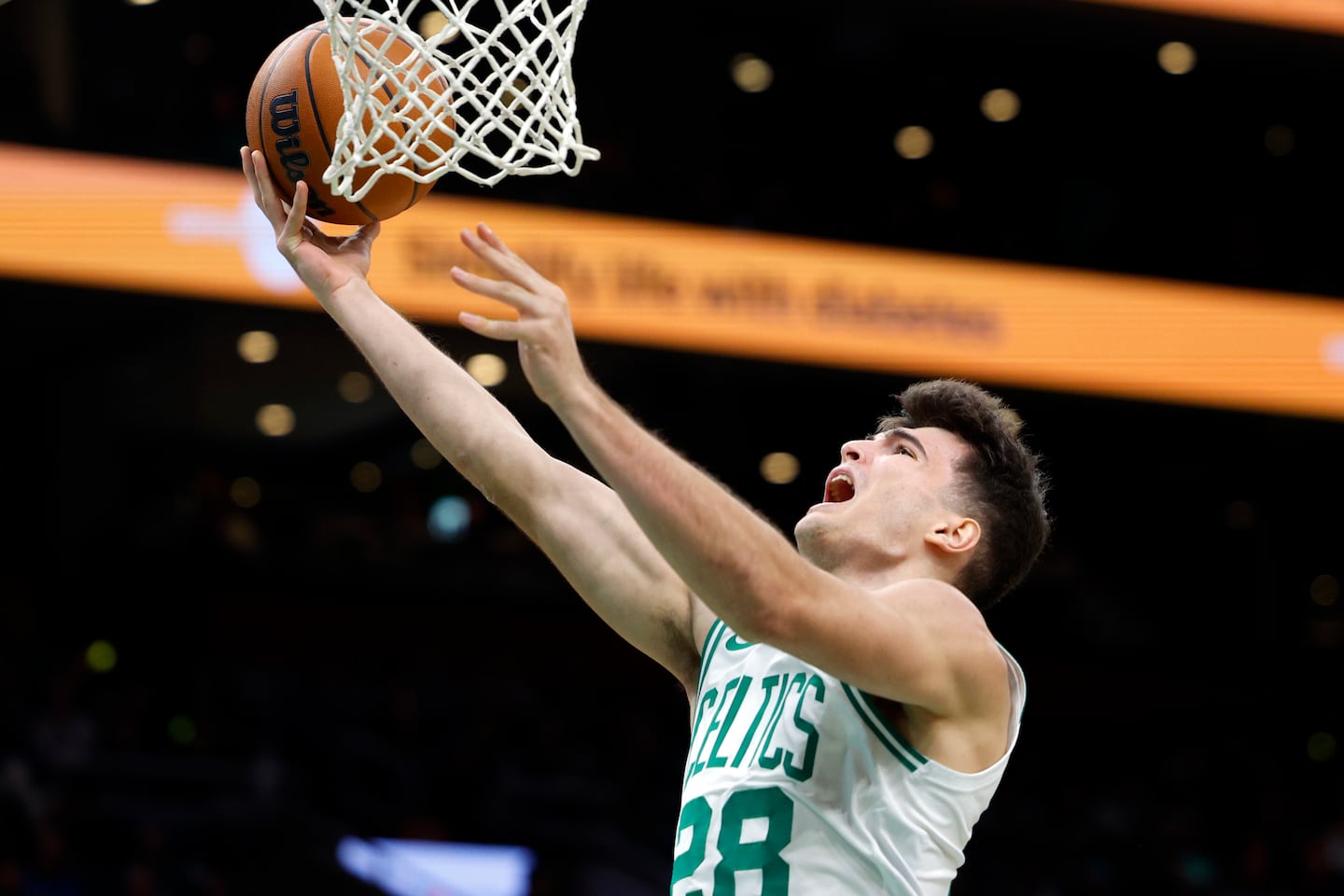 Hugo Gonzalez had the best game of his short Celtics career Saturday night in Toronto.