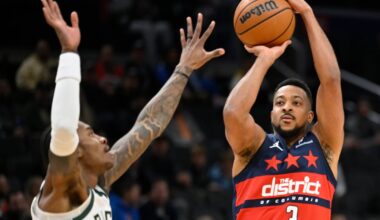 McCollum, Middleton lead Washington Wizards win over Milwaukee Bucks despite Porter’s 30 points