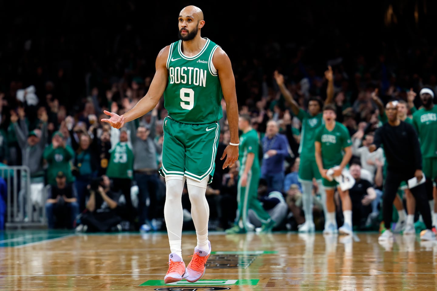 Derrick White is shooting nearly 40 percent from the 3-point line during the Celtics' recent 10-2 streak, a marked improvement from his 28 percent in the first 12 games.