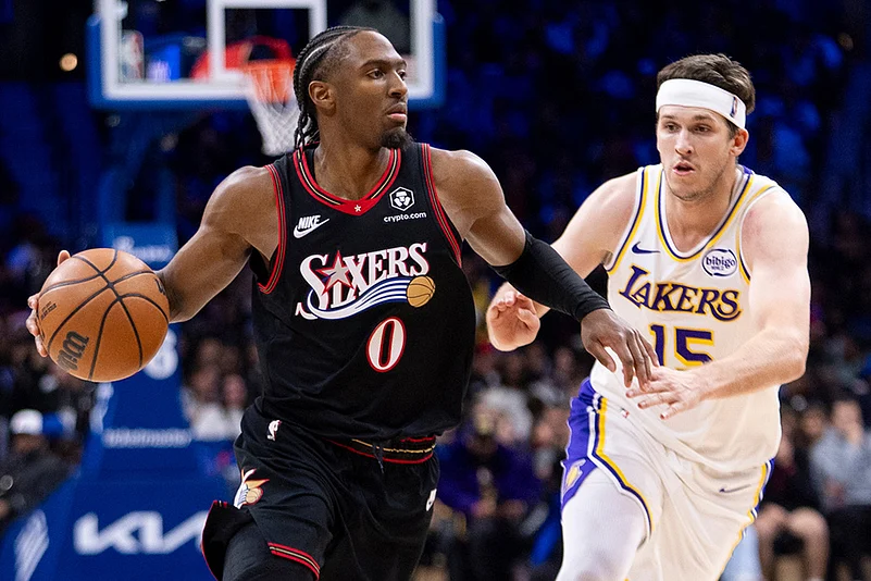 NBA Basketball: Los Angeles Lakers vs Philadelphia 76ers