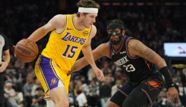 Lakers' Austin Reaves could miss at least a month with a strained left calf
